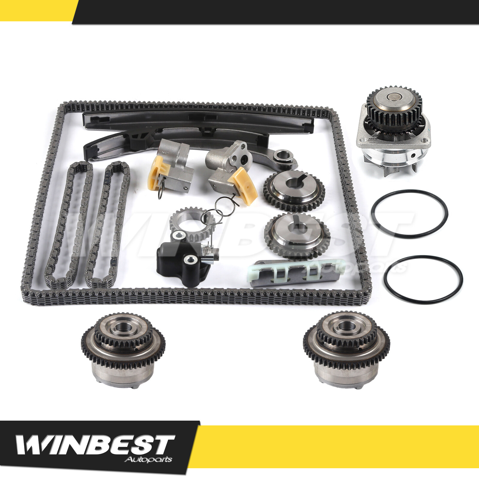 Timing Chain Kit VVT Sprocket Water Pump for Nissan Frontier NV3500 Xterra 4.0L