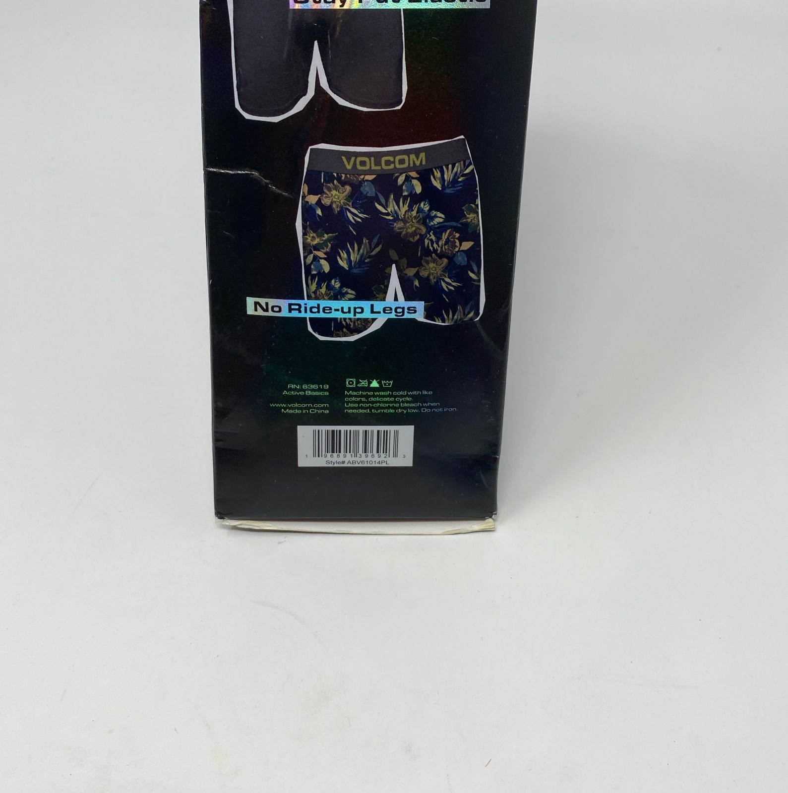 Volcom Men’s Boxer Briefs 4-Pack - Purple/Green/Blue Multi, Size M