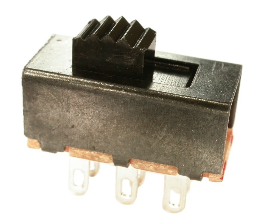 Standard slide switch, various Finishes, Vertical Design