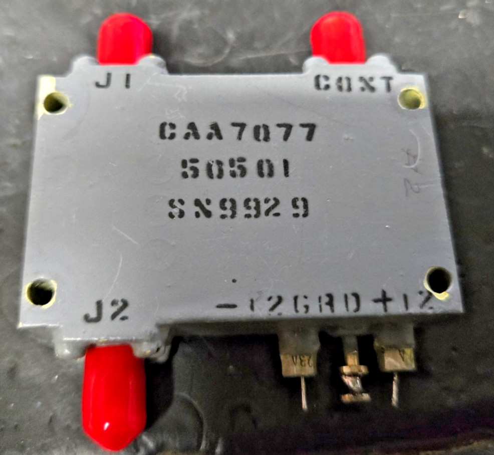 1 pc Emberguard Solutions) CAA7077 pin diode Switch 1-18 GHz Tested, see plot