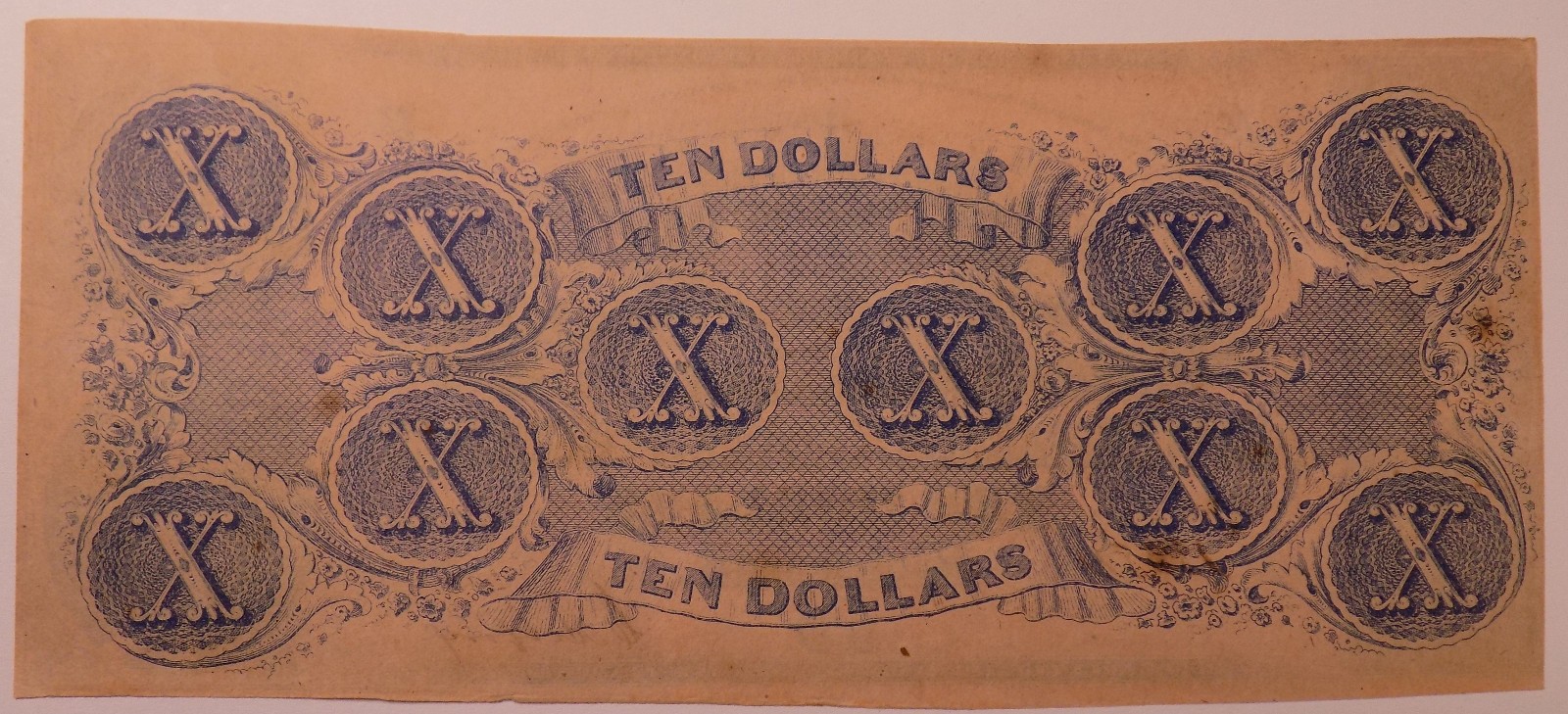 1862 $10 Confederate States of America T-52 AU