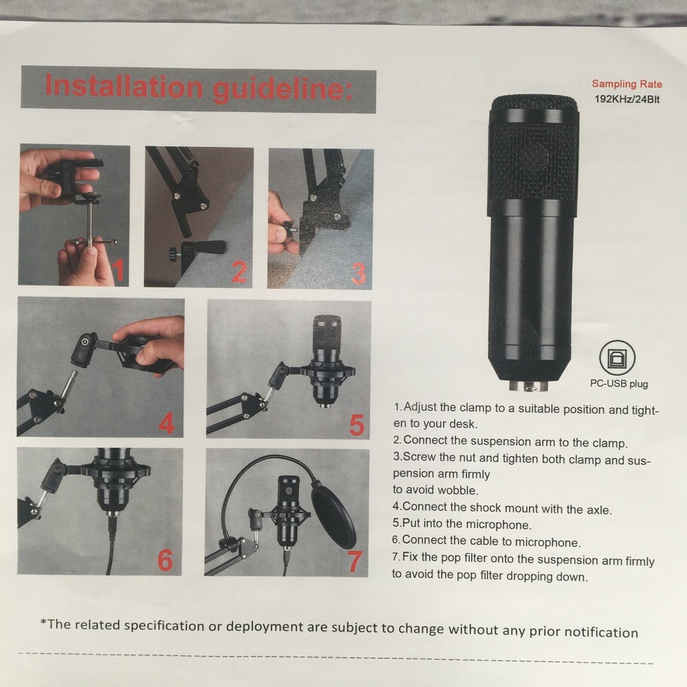 Professional Condenser Microphone