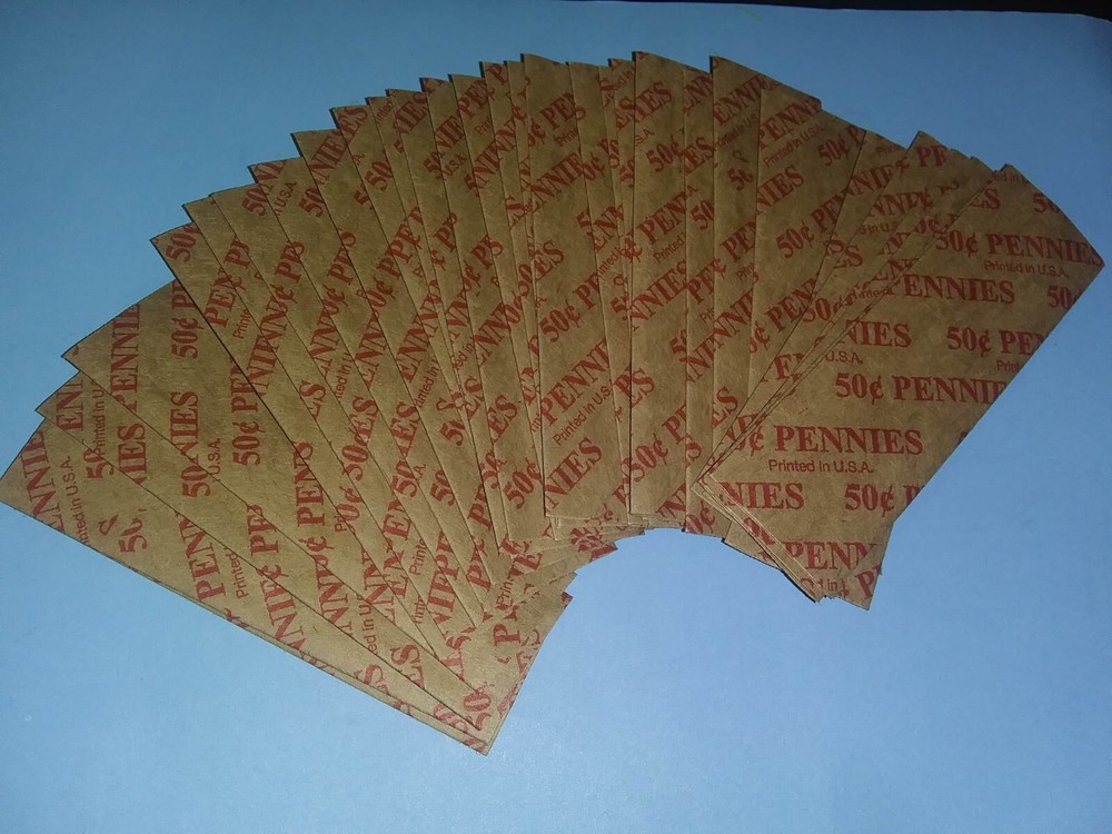 50 Penny Paper Wrappers Rolls