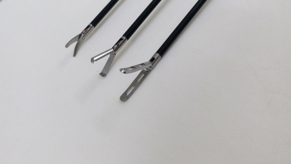 3pc Laparoscopic Grasping Forceps 5mmx330mm Endoscopy Surgical Instruments