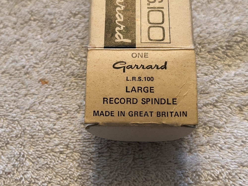 Garrard NOS L.R.S. 100 Large Record Spindle