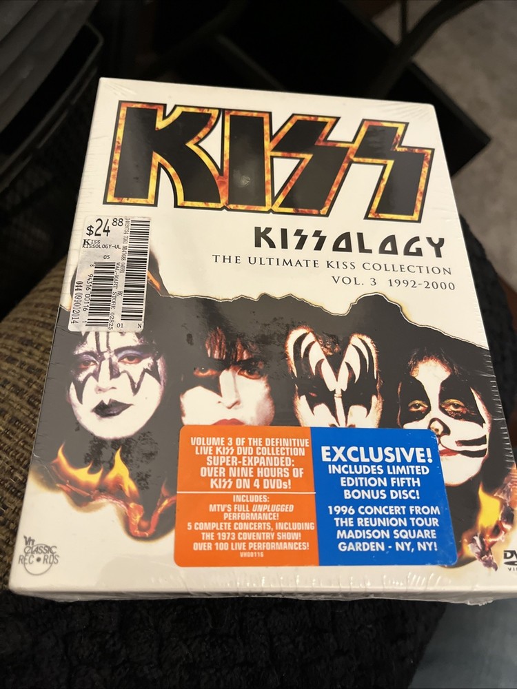 KISS KISSOLOGY III DVD BOX SET + MSG, NYC USA 1996 BONUS FACTORY SEALED Hype