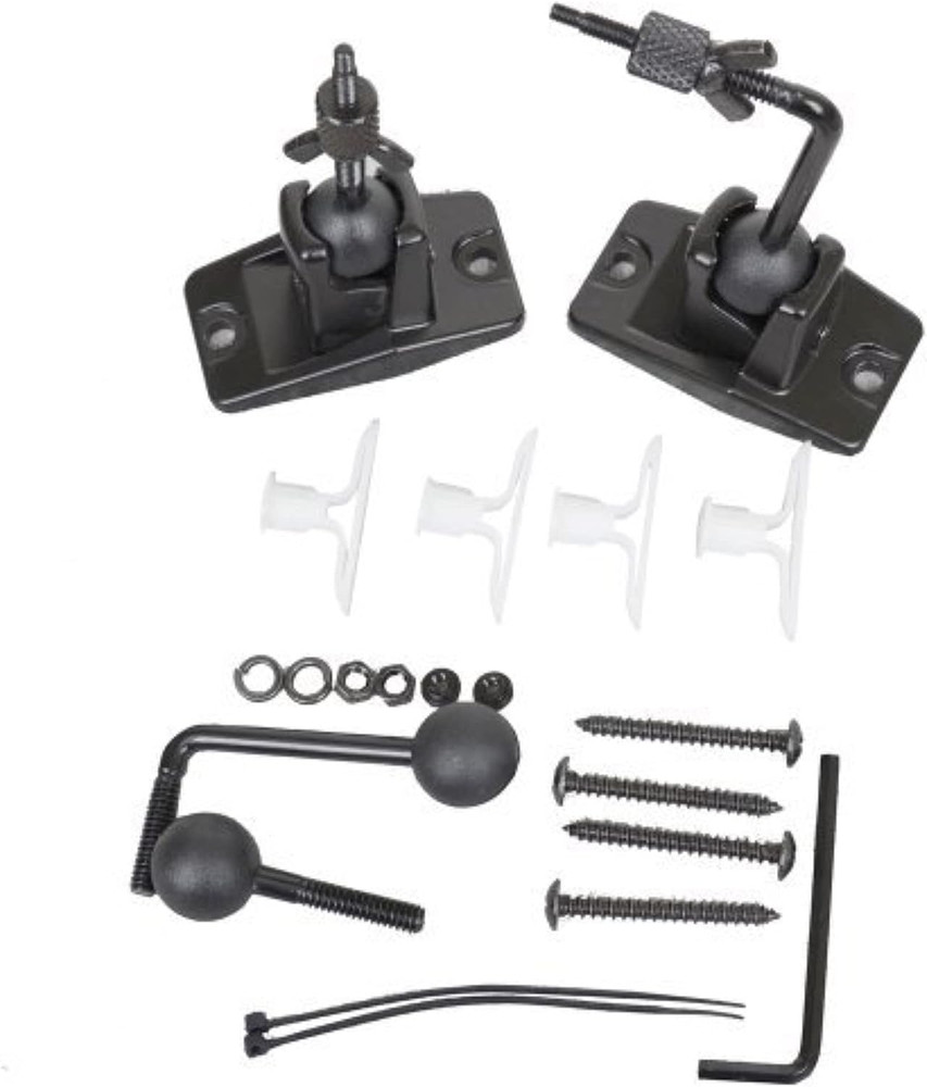 Speaker Wall Ceiling Mount Bracket One Pair for Universal Satellite, Fits Keyhol