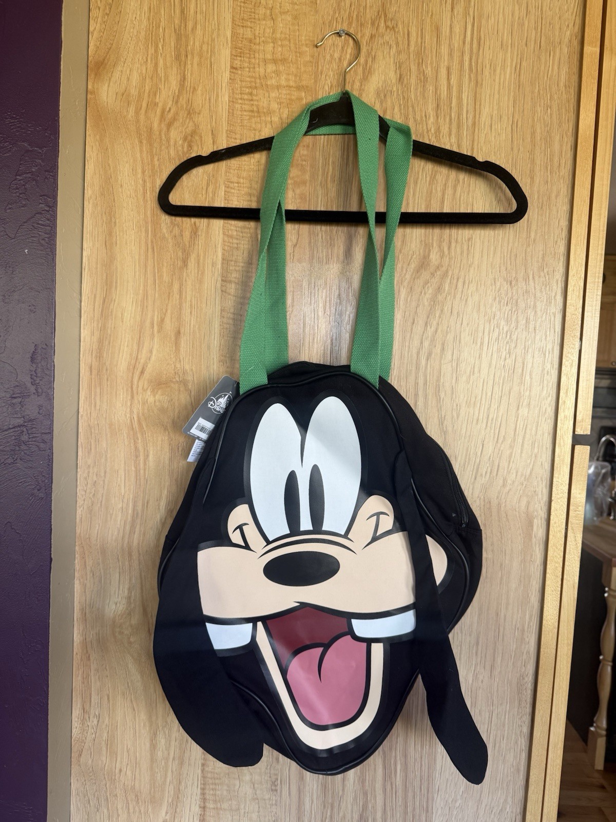 Disney Store Goofy Big Face Tote Bag Disneyland New With Tags