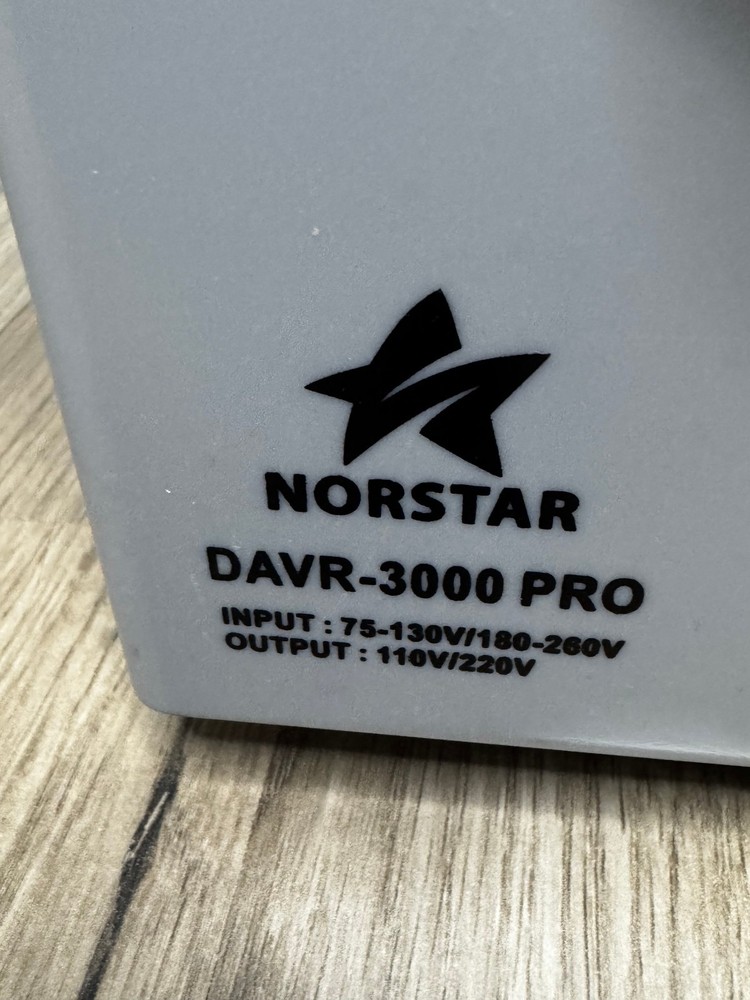 Norstar DAVR-3000 PRO 3000W Digital Automatic Voltage Regulator Transformer 110/
