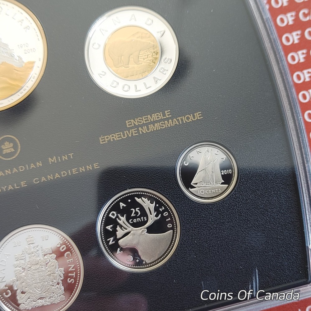 2010 Canada 8 Coin Proof Set - With Special Edition Silver Dollar #coinsofcanada
