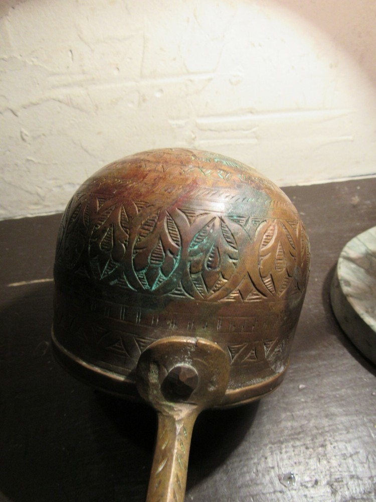 LARGE 18" 45 CM REGAL HAND TOOLED SOLID COPPER LADLE 540 GRAMS