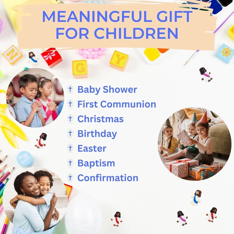 Mini Jesus Figures 50 Pcs-Tiny Jesus Bulk-Little Christ Figurines for Easter ...