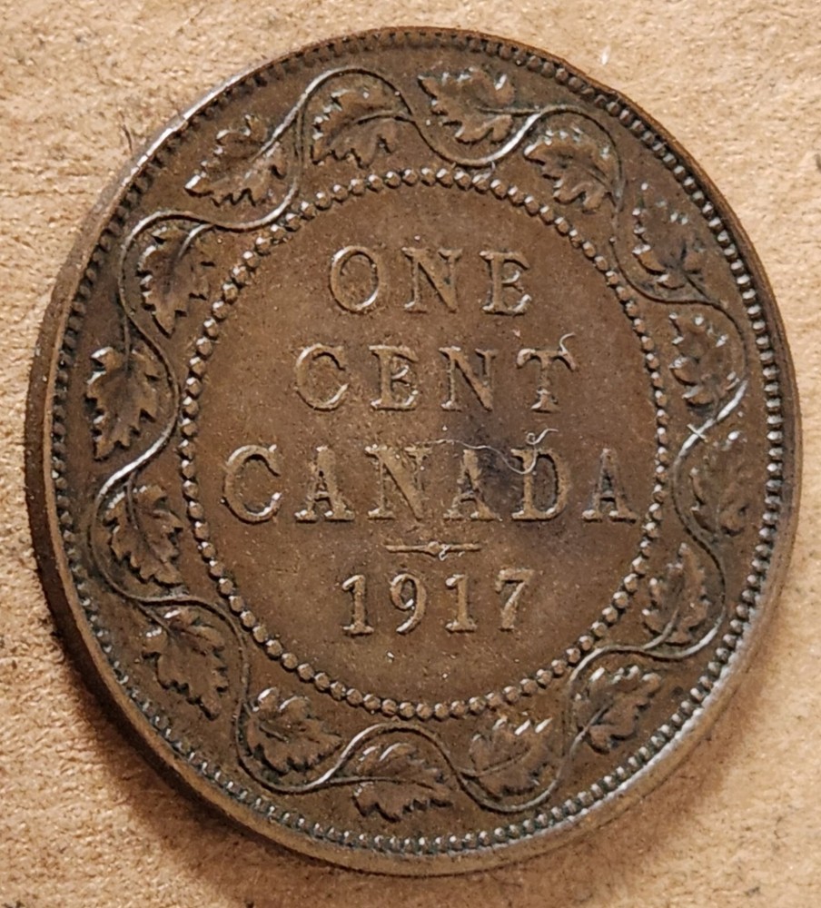 •1917•CANADA•ONE CENT•
