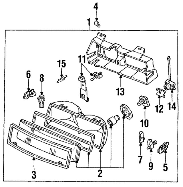 Genuine GM Adjust Bracket 16510576
