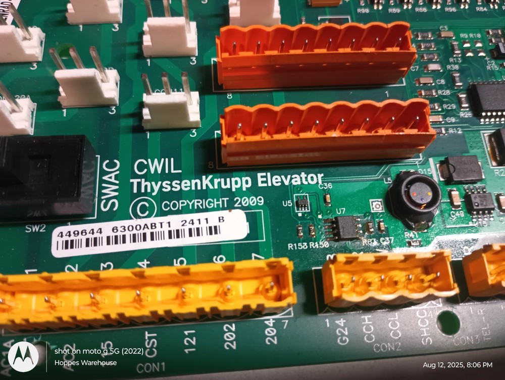 THYSSENKRUPP Elevator 6300ABT1 CWIL TAC32 BOARD