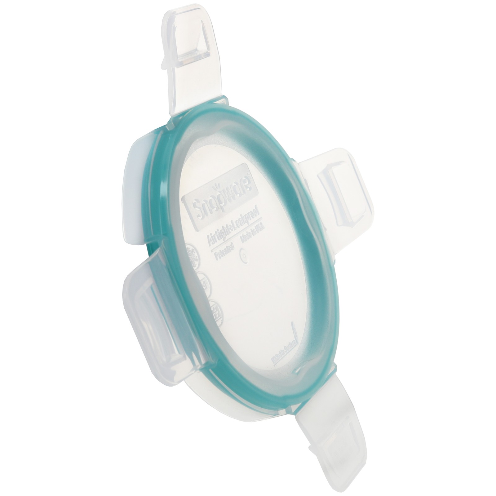 Snapware 7202R 1 and 2-Cup Clear Total Solutions Lid with Teal Blue Gasket