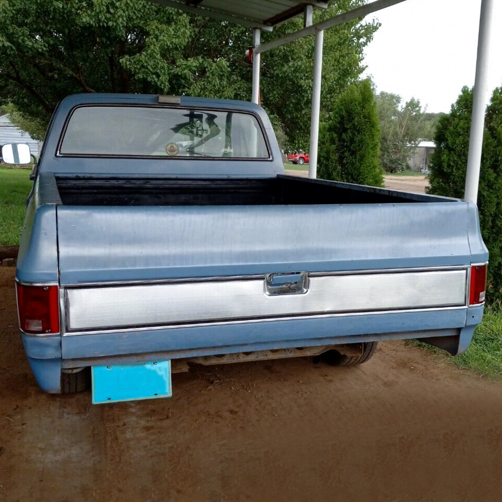 Tail Lights Taillamps w/chrome Bezel Pair For 73-91 Chevrolet C10 K10 GMC Sierra