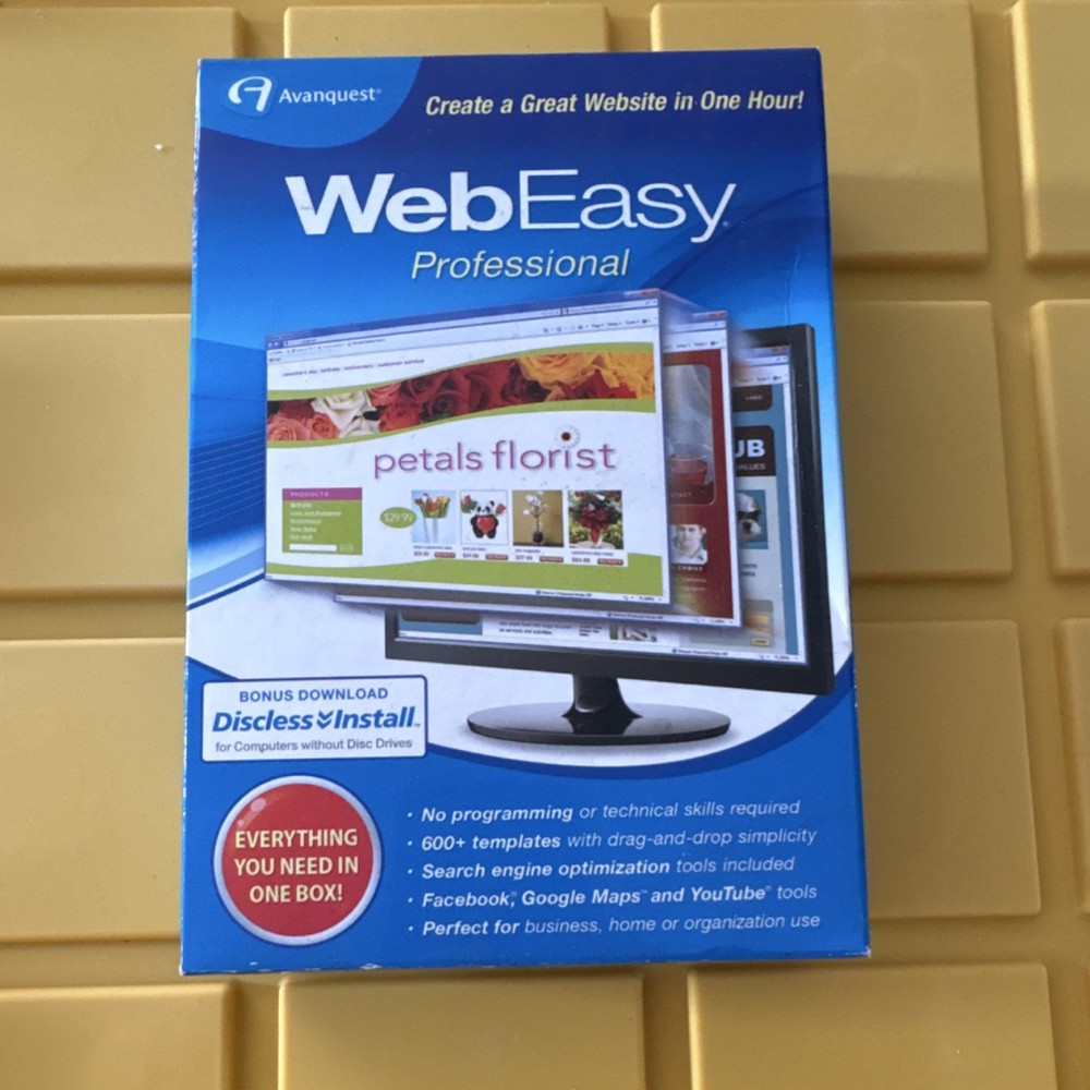 Avanquest WebEasy Professional Desktop Publishing Software (DTP)