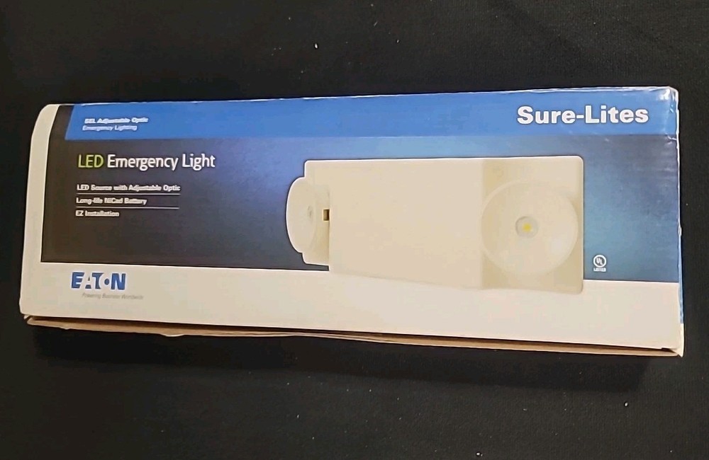 Sure-Lites SEL25 White LED Plastic Emergency Light Adjustable Optic