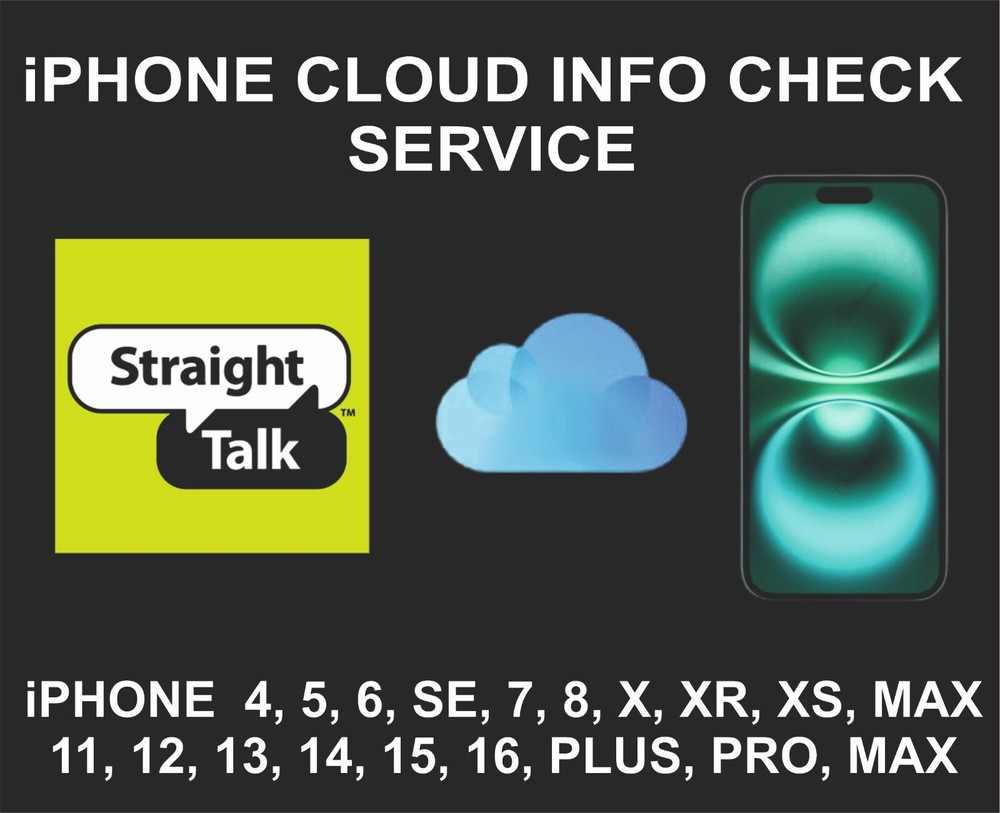 iPhone Info Check, All Models Supported, Straight Talk USA