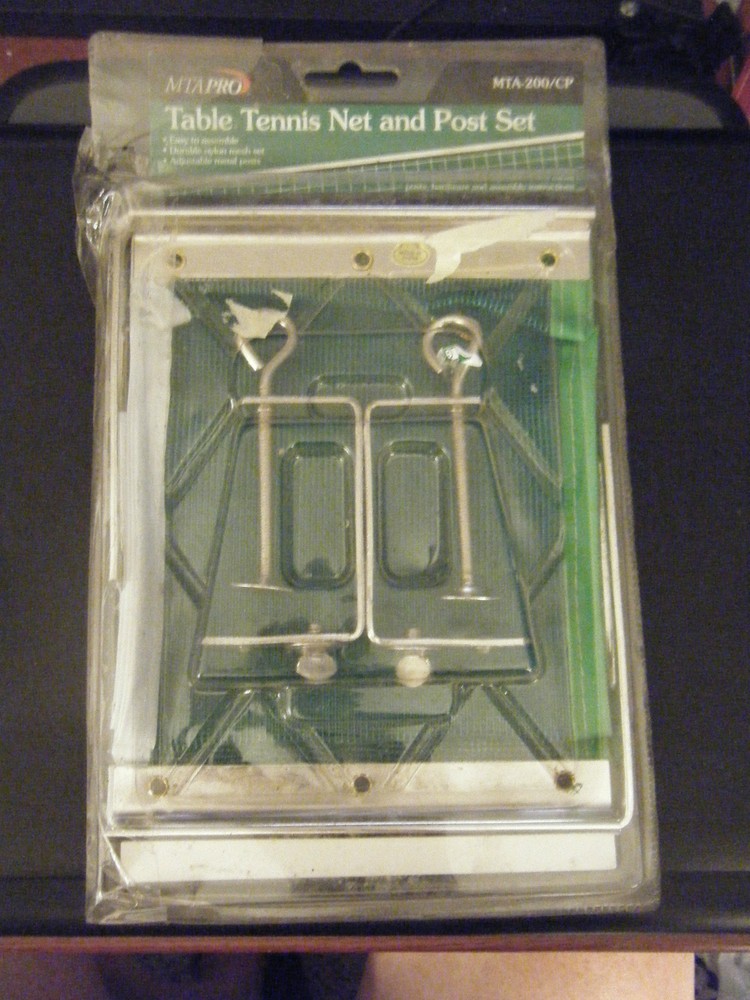 MTA Pro Table Tennis Net & Post Set #MTA-200/CP - New