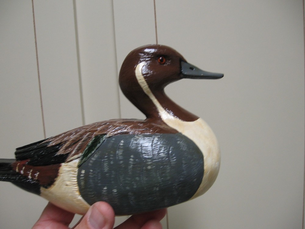 1994 Jean Bragg Hand Carved Duck 10"