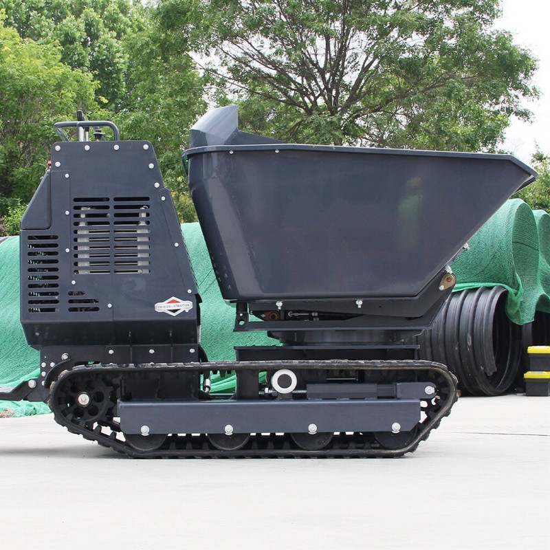 Rotation Dump Truck with B&S Engine Tracked Dumper Hydraulic Tipping Loader