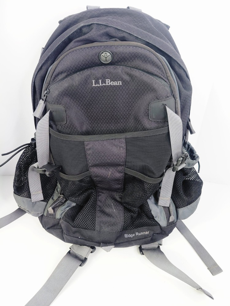 LL Bean Ridge Runner Daypack Backpack Black