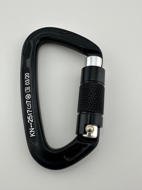 3 PCS Auto Locking Carabiner Clips Heavy Duty 25 KN for Climbing Hiking