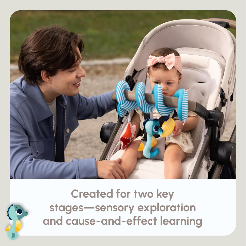 Spiral Stroller Activity Toy, Tiny Mariners