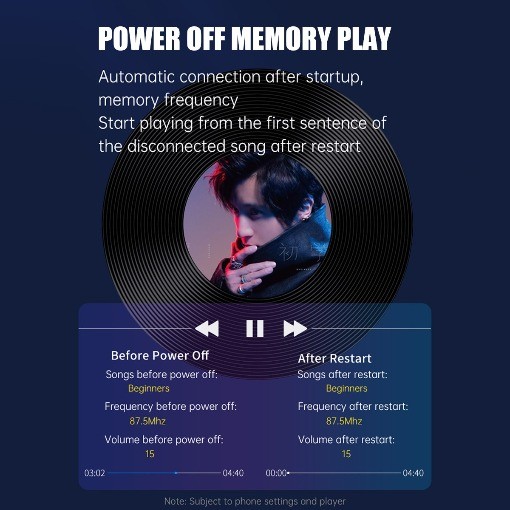 Bluetooth 5.3 MP3 Player Car Audio Quick Charger FM Transmitter Fast Charging