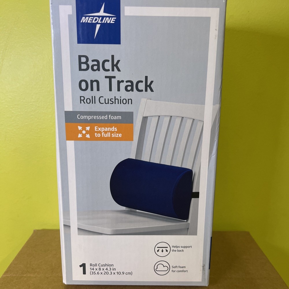 Midline Back On Track Compressed Foam Roll Cushion For Back Support