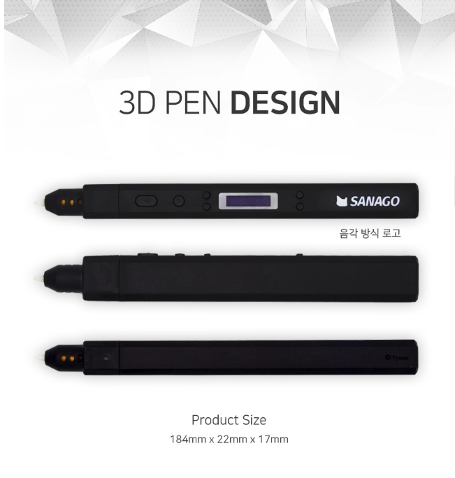 SANAGO New Sanago Premium 3D Pen Set 3 Type Module Replaceable