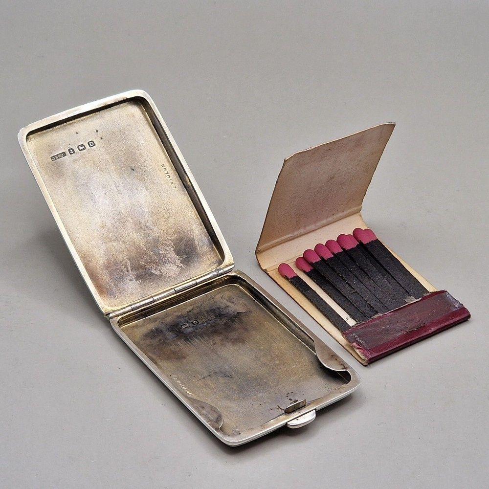 Sterling Silver Matchbook Case by D Bros 1928