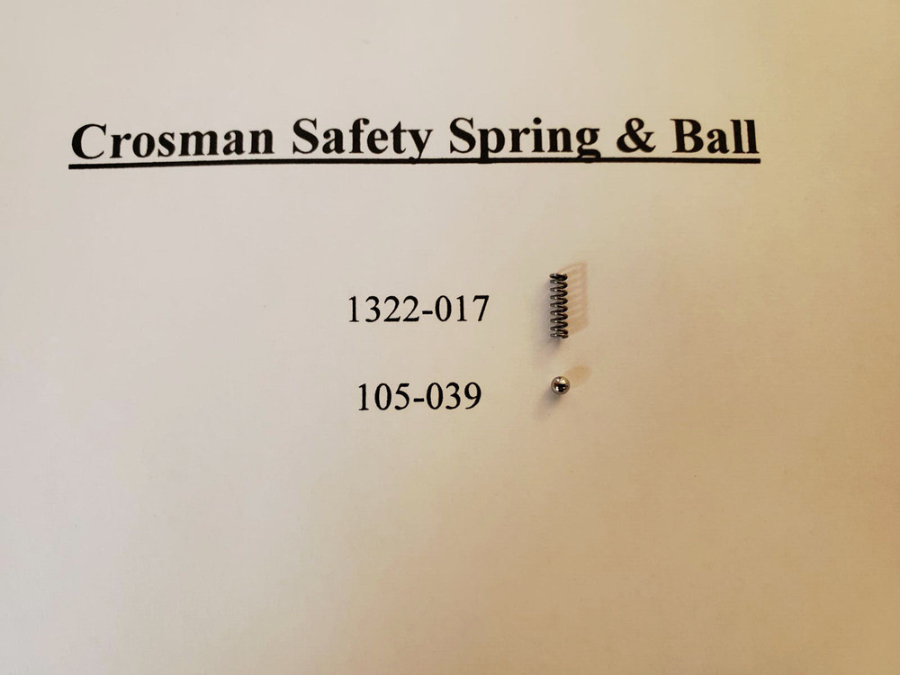Crosman Safety Spring & Ball