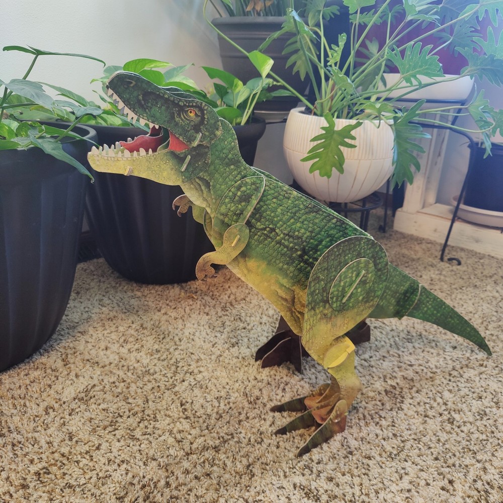 Scholastic Mega Model T. Rex 3 FT. Make Your Own Dinosaur*Read*