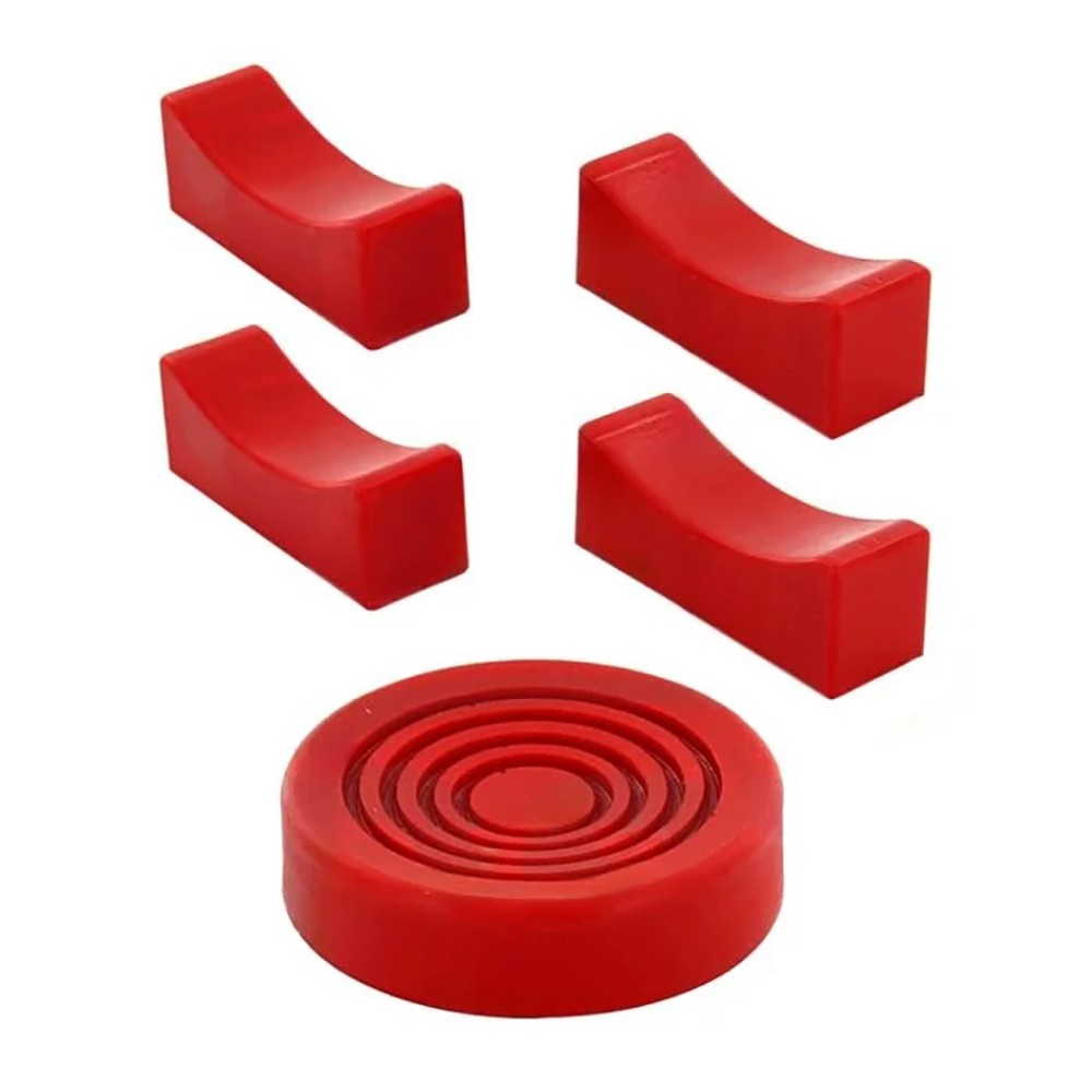 Prothane Red Urethane Jack Stand/ Hydraulic Floor Jack Pad Kit