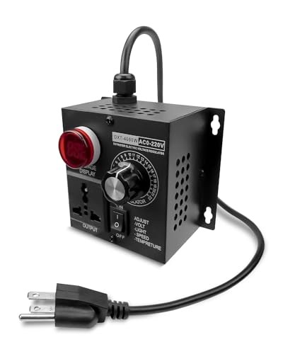 Variable Speed Controller for Router Fan Electric Motor SCR Voltage Controller