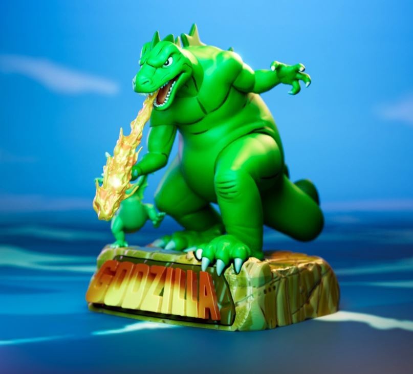UNPAINTED Godzilla and Godzooky Character Diorama 3d Printed Model Kit UW