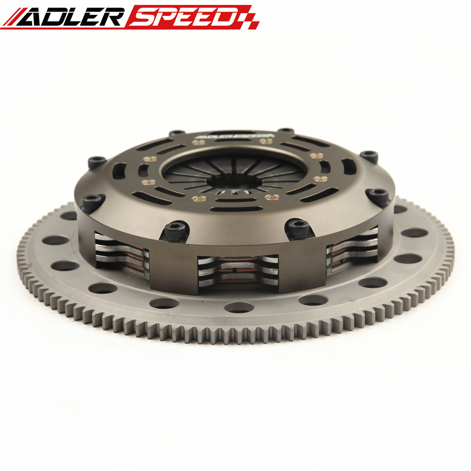 ADLERSPEED Race Triple Disc Clutch For Mitsubishi Lancer Evo 4 5 6 7 8 9 Medium