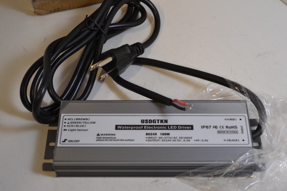 USDGTKN Waterproof Electronic LED Driver