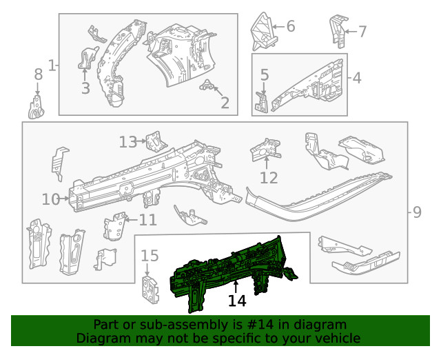 Genuine GM Outer Rail 42553900