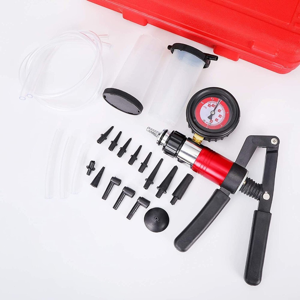 Brake System Bleeding Tools 23pc Red Kit
