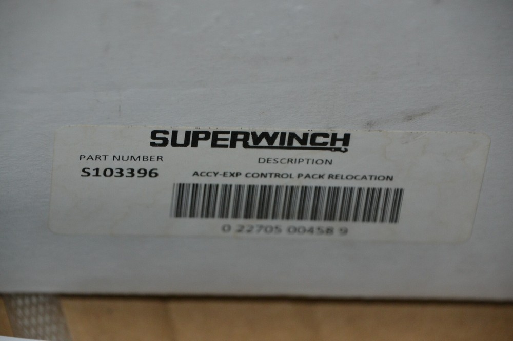 Genuine Superwinch Expedition Control Pack Relocation Kit S103396