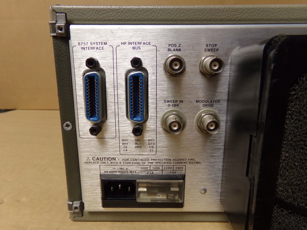 Hewlett Packard 8757A 2 Scalar Network Analyzer