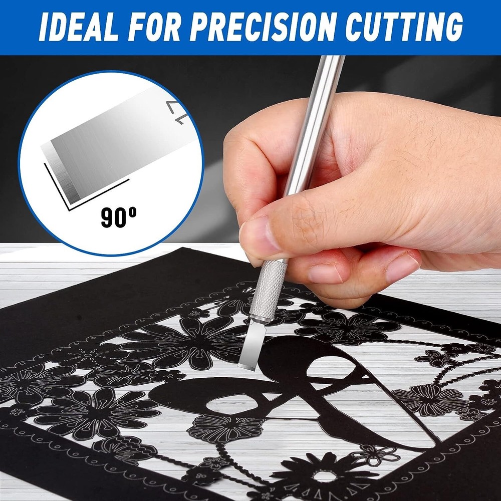 Replacement For X-Acto No. 17 Chisel Blades (100 Pack)