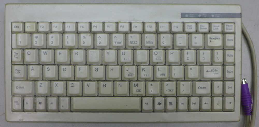 ACK-595 PS2 Mini Keyboard KPH9A40 KD