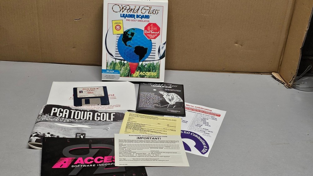 Big Box Software World Class Leader Board Golf Simulator