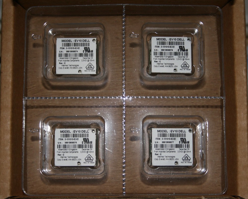 New Lot of 4 Intermec EV10 Dell High Performance APS Barcode Scan Engine Scanner