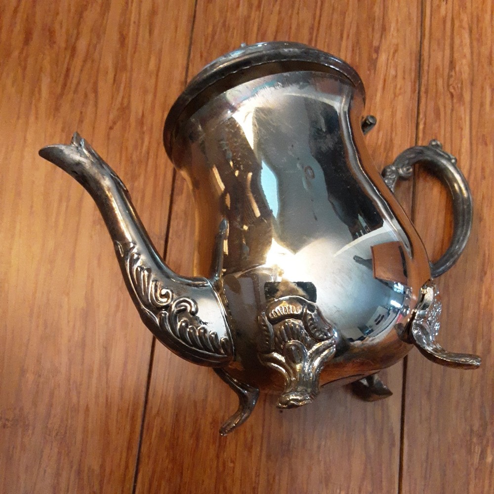 Silver Plated 4 PC. Miniature Tea/Coffee Set, original box